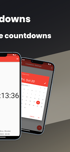 Countdowns Screen 2