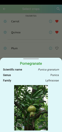 Android application FertiliCalc screenshort