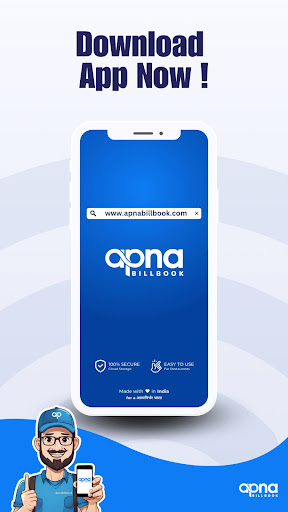 Android application Billing App Apna Bill book screenshort