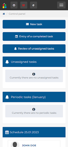 King Cross Task Management Screen 2