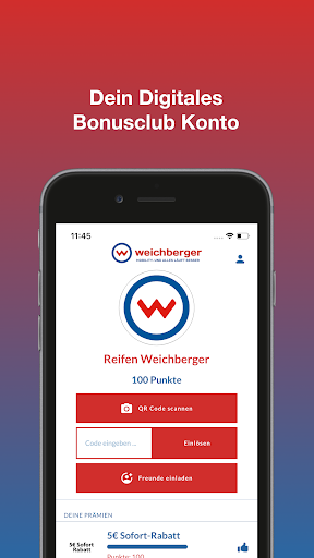 Android application Reifen Weichberger screenshort