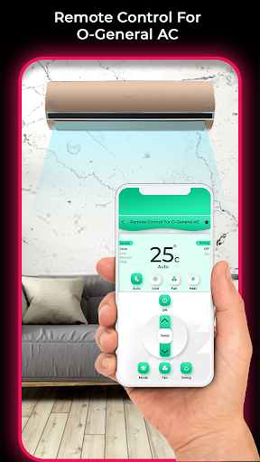 Android application Remote Control For O'General A screenshort