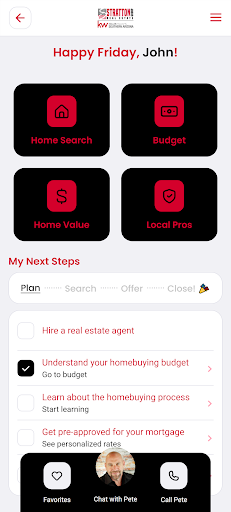 Android application Stratton Group screenshort