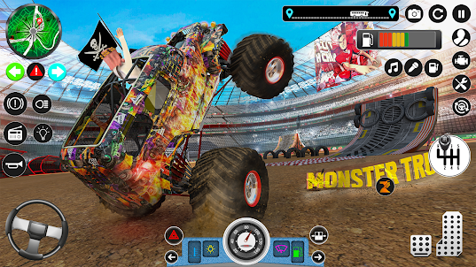 Monster Truck Stunts Racing 3D