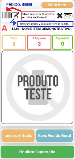EFOS LEITOR - WMS Screen 3
