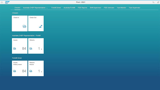 Android application CHEP - ESP PRD screenshort