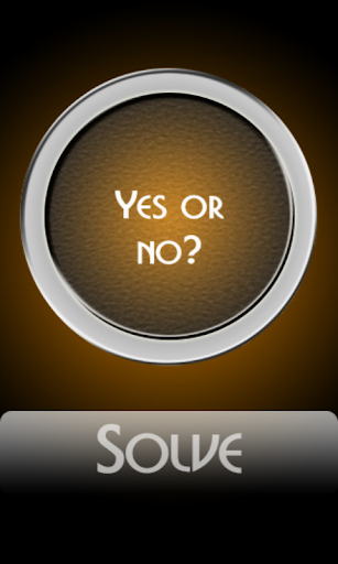 Android application Yes or no screenshort