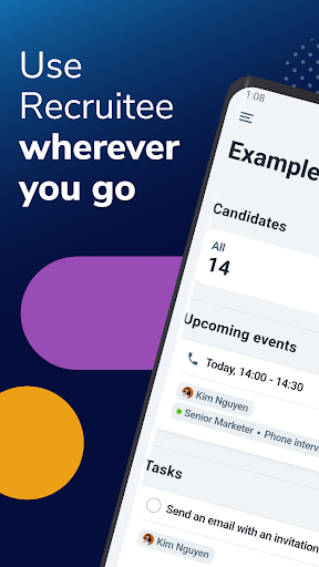 Android application Recruitee by Tellent screenshort