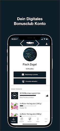 Android application Fisch Zegel screenshort