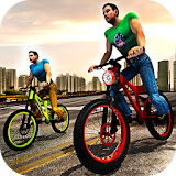 Rooftop Bicycle Stunt Rider 3D icon