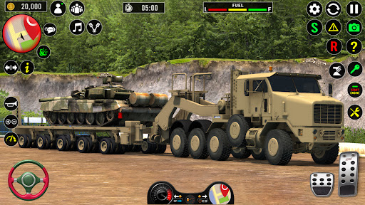 US Military Truck Driving Game Screen 3