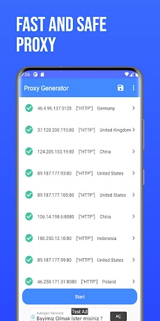 Proxy Generator - Free proxy list and checkerのおすすめ画像3