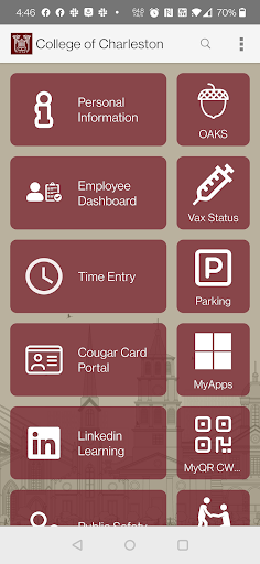 Android application College of Charleston MyPortal screenshort
