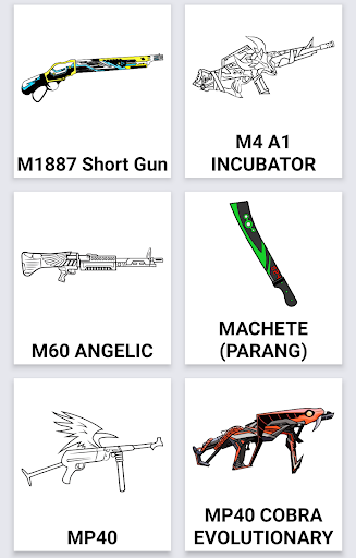 How to draw Fire weapons