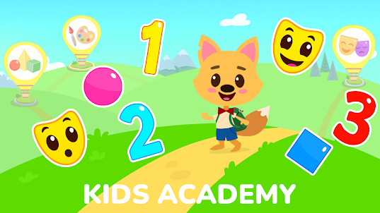 Learn numbers, colors & shapes