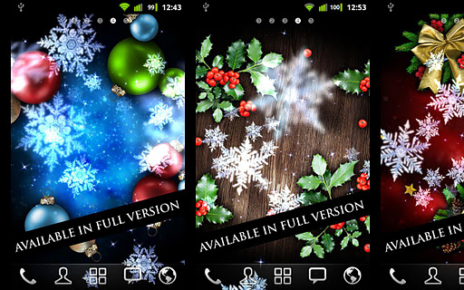 Snow Stars Free Screen 3