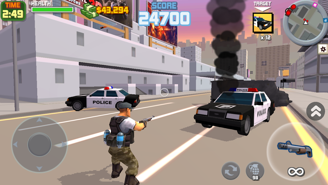 Gangster Fighting Simulator 1.0.5 APK + Мод (Unlimited money) за Android