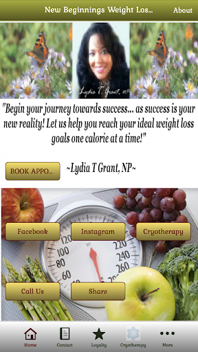 Android application New Beginnings Weight screenshort