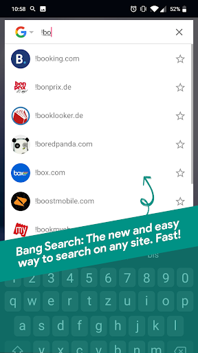 Start Search Bar - custom web Screen 2