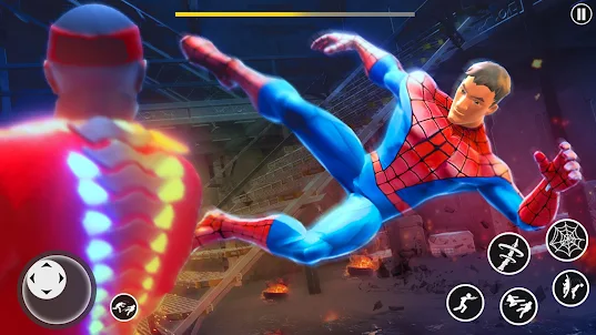 Spiderhero Power Fighting