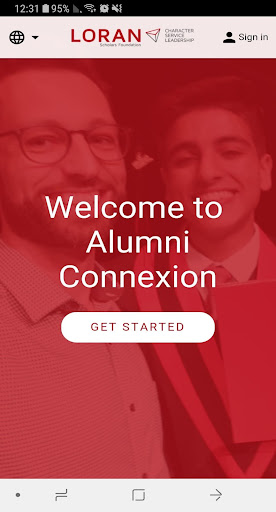 Android application Loran Alumni screenshort