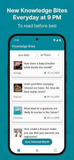 Curious Monkey: Daily Reading Screen 2