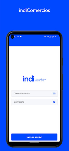Android application indiComercios screenshort