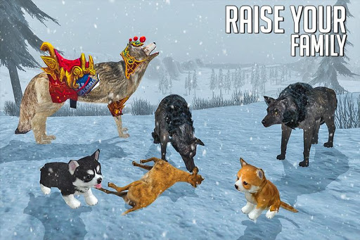 Code Triche simulateur de loup: jeu de jungle sauvage APK MOD 5