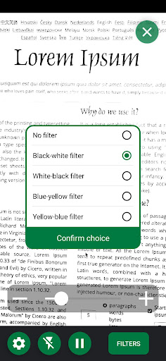 Android application DORO Magnifier screenshort