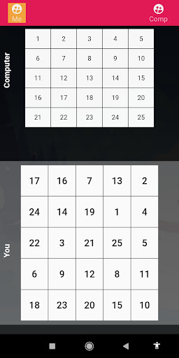 Bingo Game Screen 3