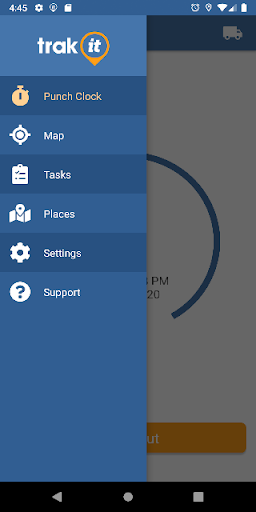 Android application Trak iT Mobile screenshort
