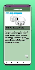 Wifi Ptz Camera Guide