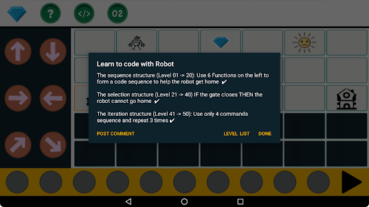 Learn how to code games Robot