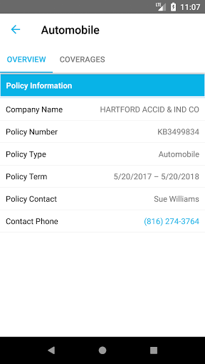 CRS Client App Screen 2