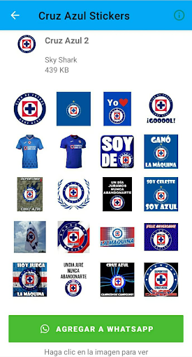 Cruz Azul Stickers Screen 2
