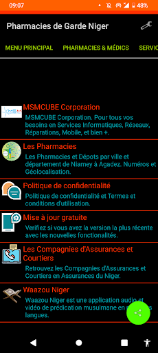 Pharmacies de Garde Niger