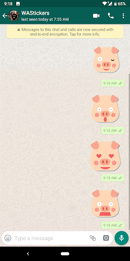 Pigs Stickers for WhatsApp Screen 2