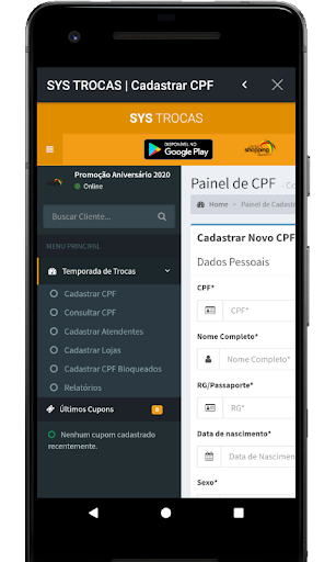 SYS - Trocas Gerenciador Screen 3