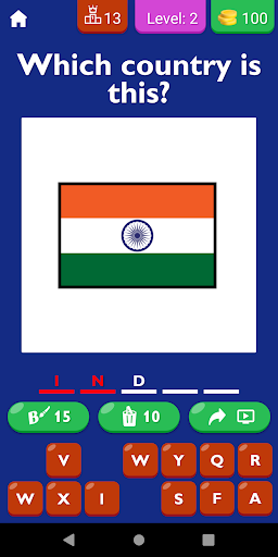 Guess Asian Countries By Flag Screen 3