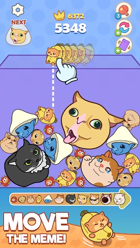 Android application Merge Meme: Puzzle Mania screenshort