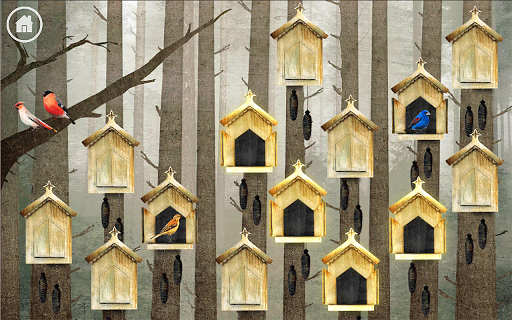 Memory match Peer Gynt - Match the birds in music