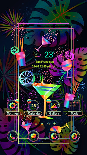 Android application Tropical Cocktail - Wallpaper screenshort