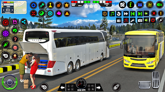 حافلة محاكاة حافلة المدينة 3D