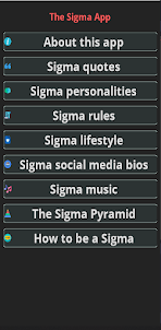Sigma App - How To Be A Sigma