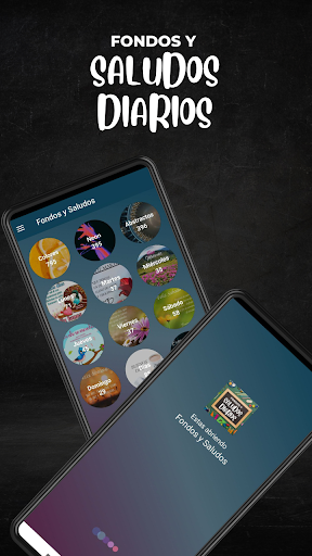 Android application Fondos y Saludos Diarios screenshort