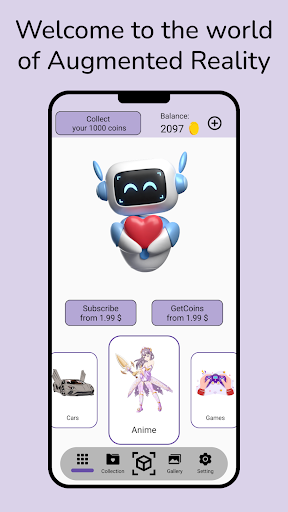 Android application AR.Camera Augmented Reality screenshort