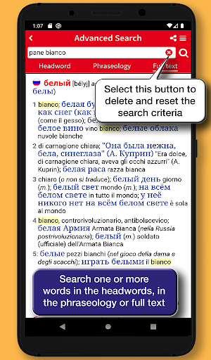 Russian Technical Dictionary Screen 3