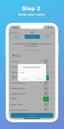PrepWizard Screen 3