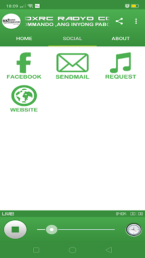 100.1 DXRC RADYO COMMANDO Screen 3