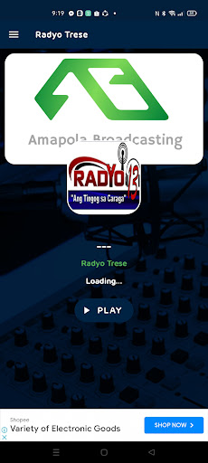 Android application Radyo Trese screenshort
